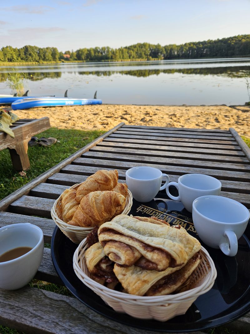 Frühstück am See in Ulrichshusen